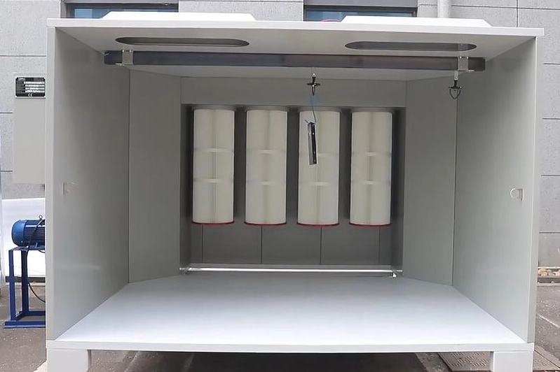 Cabinas para pintura en polvo
