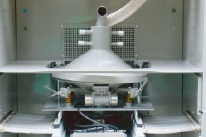 Secci&oacute;n de tamizado de polvo