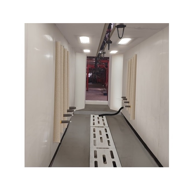 powder coating booth floor