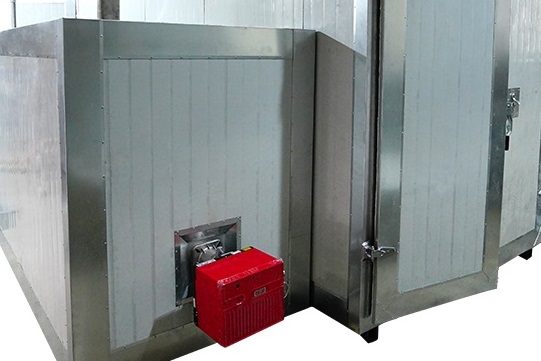 Sala de combusti&oacute;n de horno de curado