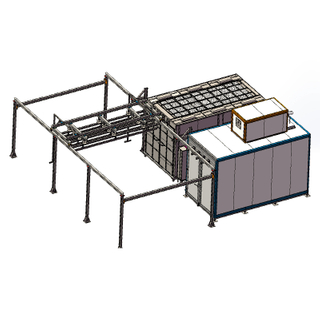 Línea de pintura electrostática manual