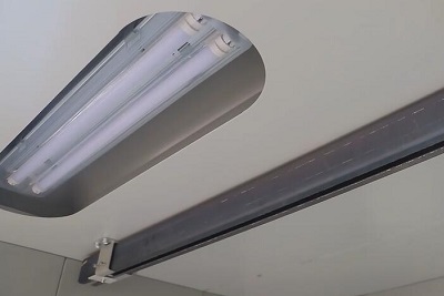 l&aacute;mparas para cabina de pintura