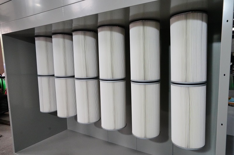 filtros de cartucho para cabina de pintura