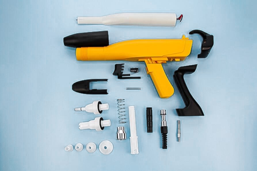 Accesorios para recubrimiento en polvo